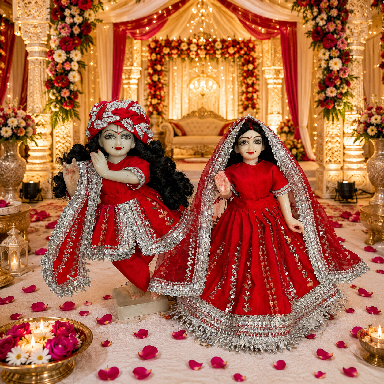 12 Inch Yugal Sarkar Red Dress