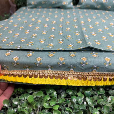 12*16 cotton bedsheet set