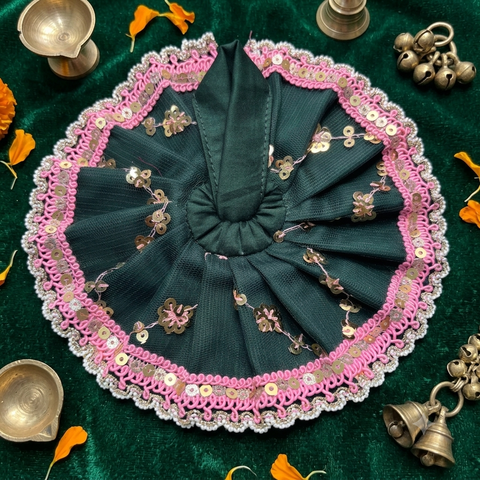 1,2 No laddu Gopal net fabric fancy dress
