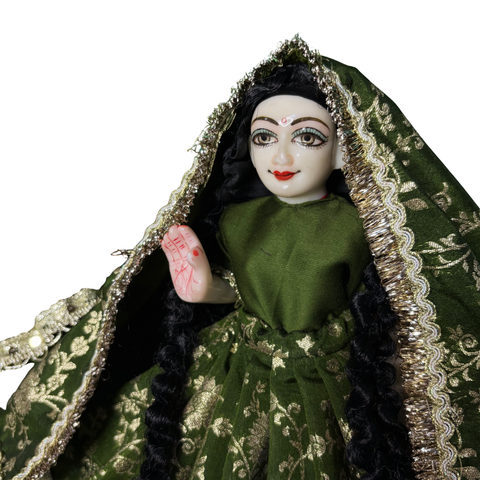 12 Inch Yugal Sarkar Banarasi Fabric Dress Soft And Washable
