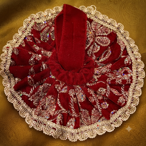 1,2 No laddu Gopal valvet dress