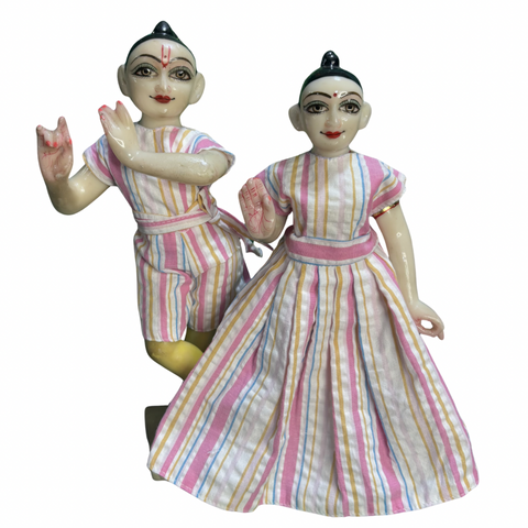 12 Inch Yugal Sarkar Cotton Night and Mangla Aarti Dress