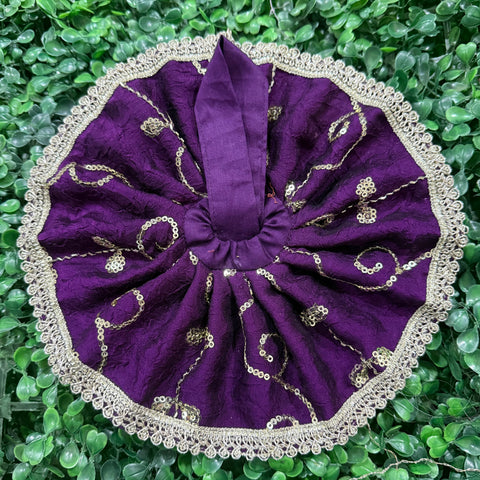 3,4 No. Laddu Gopal Fancy Dress Purple for Summers