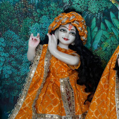 15 Inch Yugal Sarkar Cotton Fabric Dress