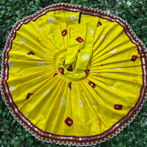 7,8 No. Laddu Gopal Cotton 👗 Dress with astar