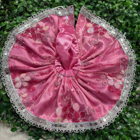 5,6 No. Fancy Net Fabric Dress