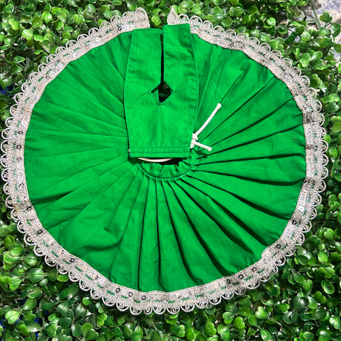 5,6 No. Cotton Dress green