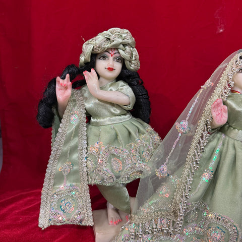 12 inch Yugal Sarkar Heavy Handwork Dress