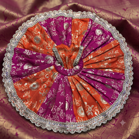 12 No laddu Gopal bnarsi fabric fancy dress