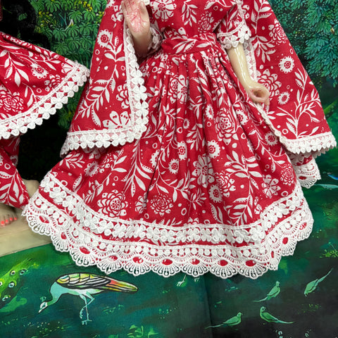 12 Inch yugal Sarkar Cotton Dress Fabric
