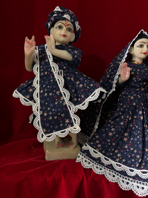 🌸12 inch yugal sarkar cotton dress