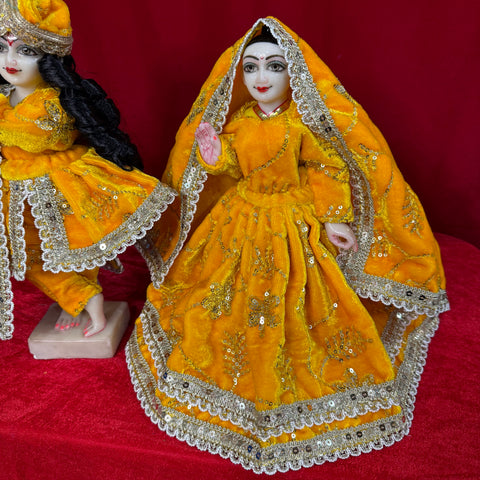 Yellow 12 Inch Yugal Sarkar Dress