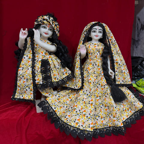 15 Inch Yugal Sarkar Cotton Fabric Dress