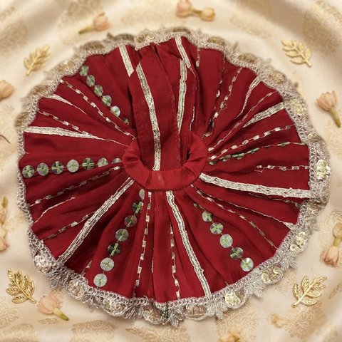 3,4 No laddu Gopal net fabric fancy dress