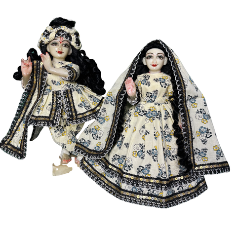 12 Inch Yugal Sarkar Cotton Fabric Dress Soft And Washable