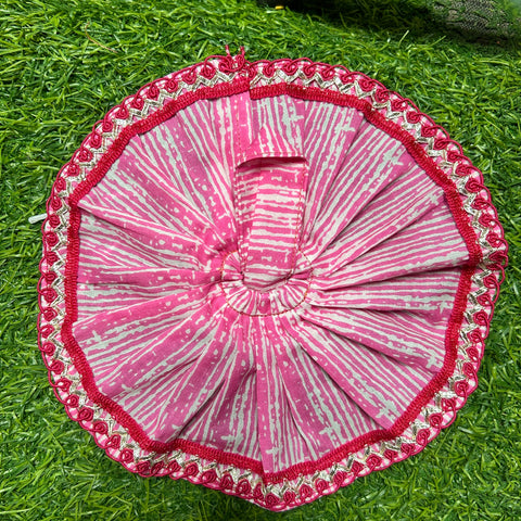 5,6 No. Laddu Gopal dress pink