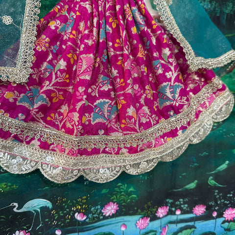 12 inch Yugal Sarkar Pink Banarasi Dress