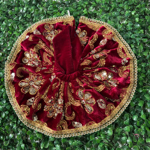 7 . 8 No Velvet Laddu Gopal Dress