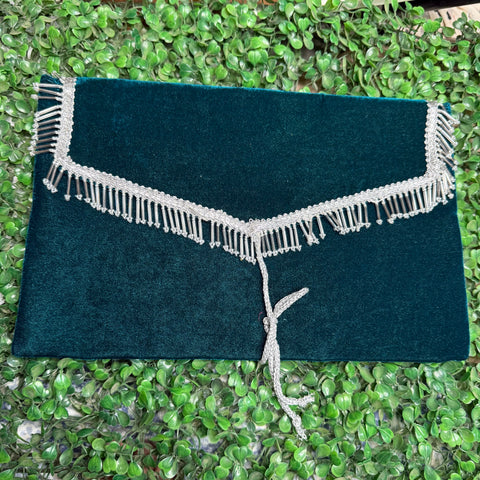 Vaani ji bag Shaneel Fabric ( peacock Shade )