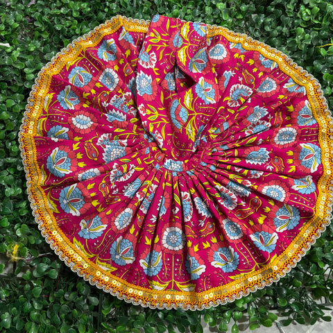 3,4 No. laddu Gopal Cotton dress With Astar