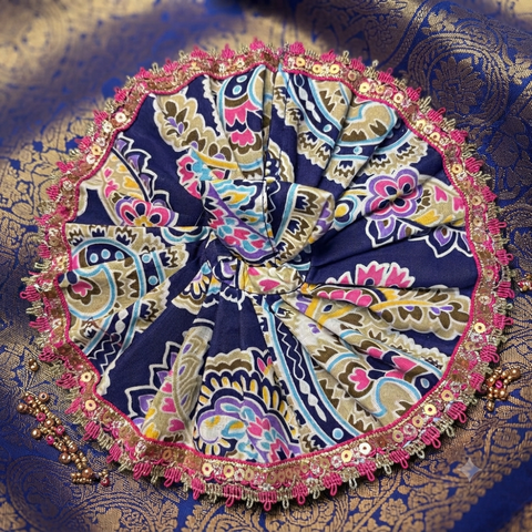 3,4 No laddu Gopal cotton fabric dress