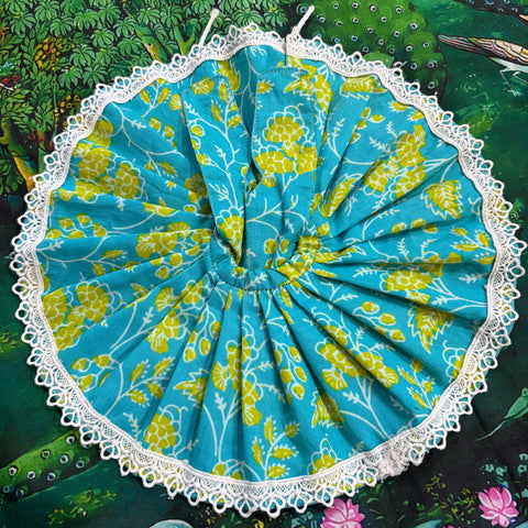 3-4 no laddu gopal blue dress