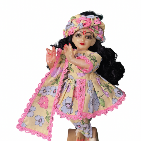 9 inch Yugal Sarkar Cotton Fabric Dress Soft And Comfortable