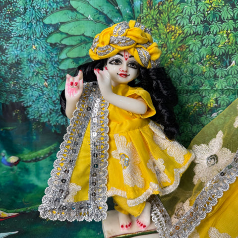 12 inch Yugal Sarkar Net Fabric Dress