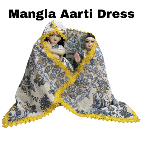 12 Inch Yugal Sarkar Cotton Night and Mangla Aarti Dress