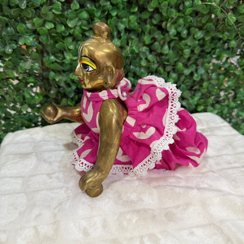 7 No. Laddu Gopal Dhoti pink