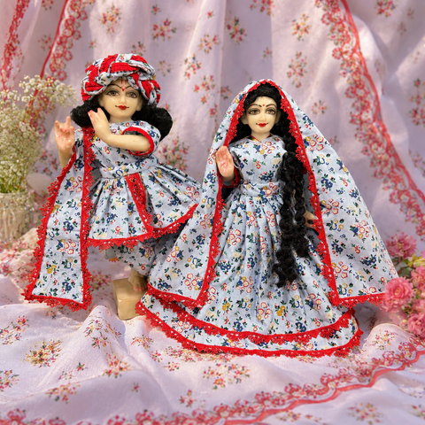 🌸 12 inch Yugal Sarkar Daily Wear Cotton fabric Dress