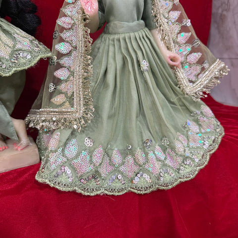 12 Inch Yugal Sarkar Net Fabric Dress Summers