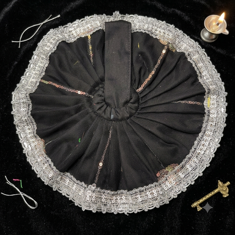 3,4 No laddu Gopal net fabric fancy dress