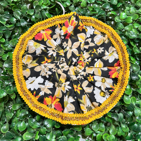 0,1,2 No. Laddu Gopal dress Cotton black yellow