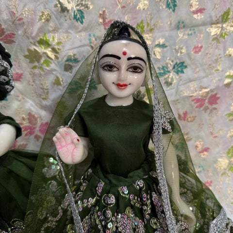15 Inch Yugal Sarkar Green Dress