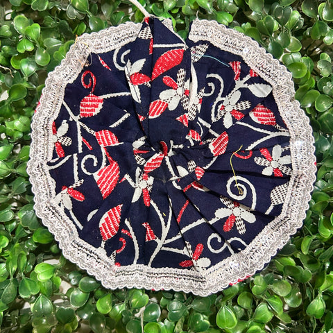 0,1,2 No. Laddu Gopal dress Cotton Neavy blue