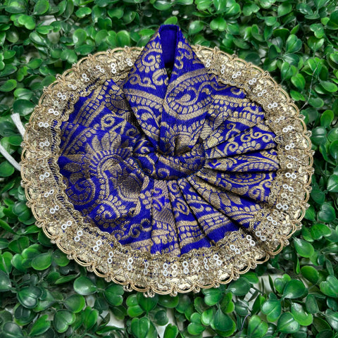 0,1 No. Laddu Gopal Banarasi Fabric Dress