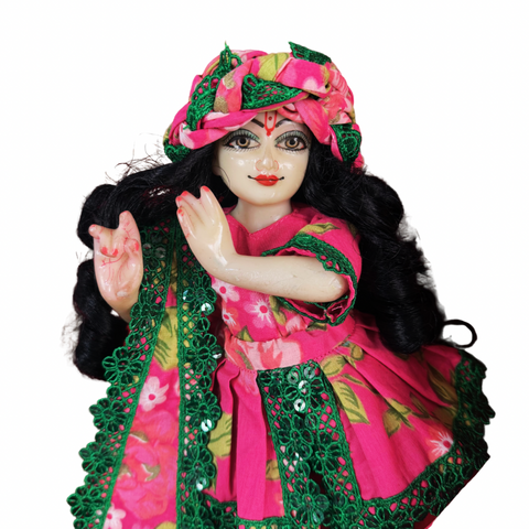 9 inch Yugal Sarkar Cotton Fabric Dress Soft And Comfortable