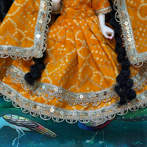 9 inch Yugal Sarkar Cotton Fabric Dress
