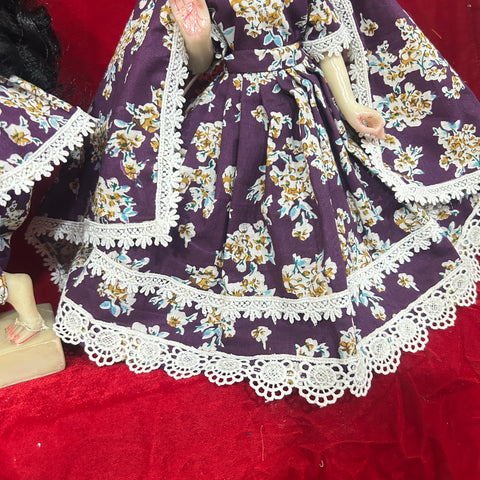 🌸12 Inch Yugal Sarkar Cotton Fabric Dress