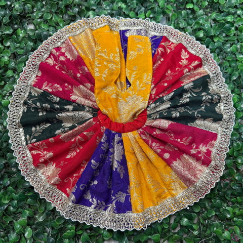 5,6 No. Fancy Heavy Multi Colour dress