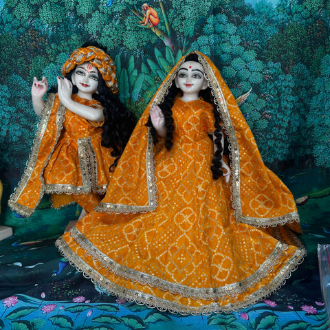 15 Inch Yugal Sarkar Cotton Fabric Dress
