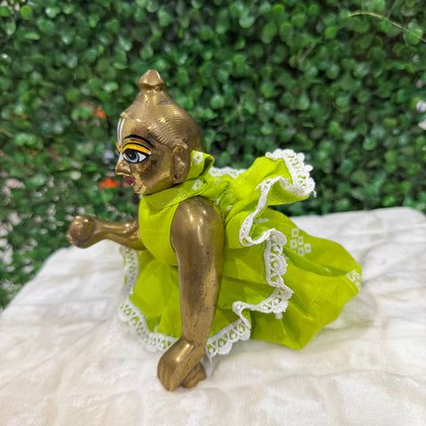 7 No. Laddu Gopal Dhoti light green