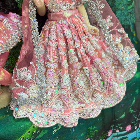 12 inch Yugal sarkar Net Fabric Dress Heavy