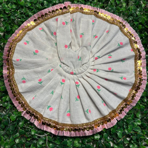 5,6 No. Laddu Gopal Cotton Fabric Dress