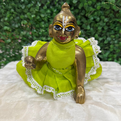7 No. Laddu Gopal Dhoti light green
