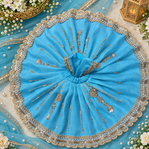 5,6 No laddu Gopal net fabric fancy dress