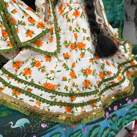 15 Inch Yugal Sarkar Cotton Fabric Dress