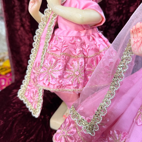 12 Inch Yugal Sarkar Dress Baby Pink 8inch Lehanga