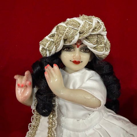 12 inch Yugal Sarkar Cotton Dress chikamkari